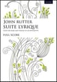 Suite Lyrique Study Scores sheet music cover